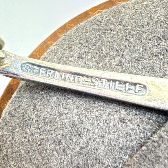 VTG Sterling Silver 925 Floral & Scroll Design Spoon Brooch Size 2.75" Length - Picture 8 of 12